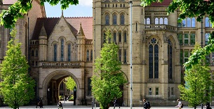 Entrance of Manchester University
